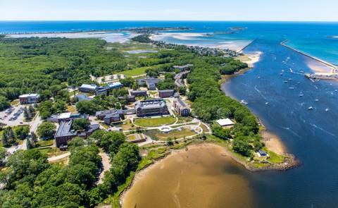 Aerial of the Biddeford Campus